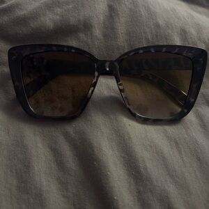 Stylish Black Tortoise Cat eye Sunglasses